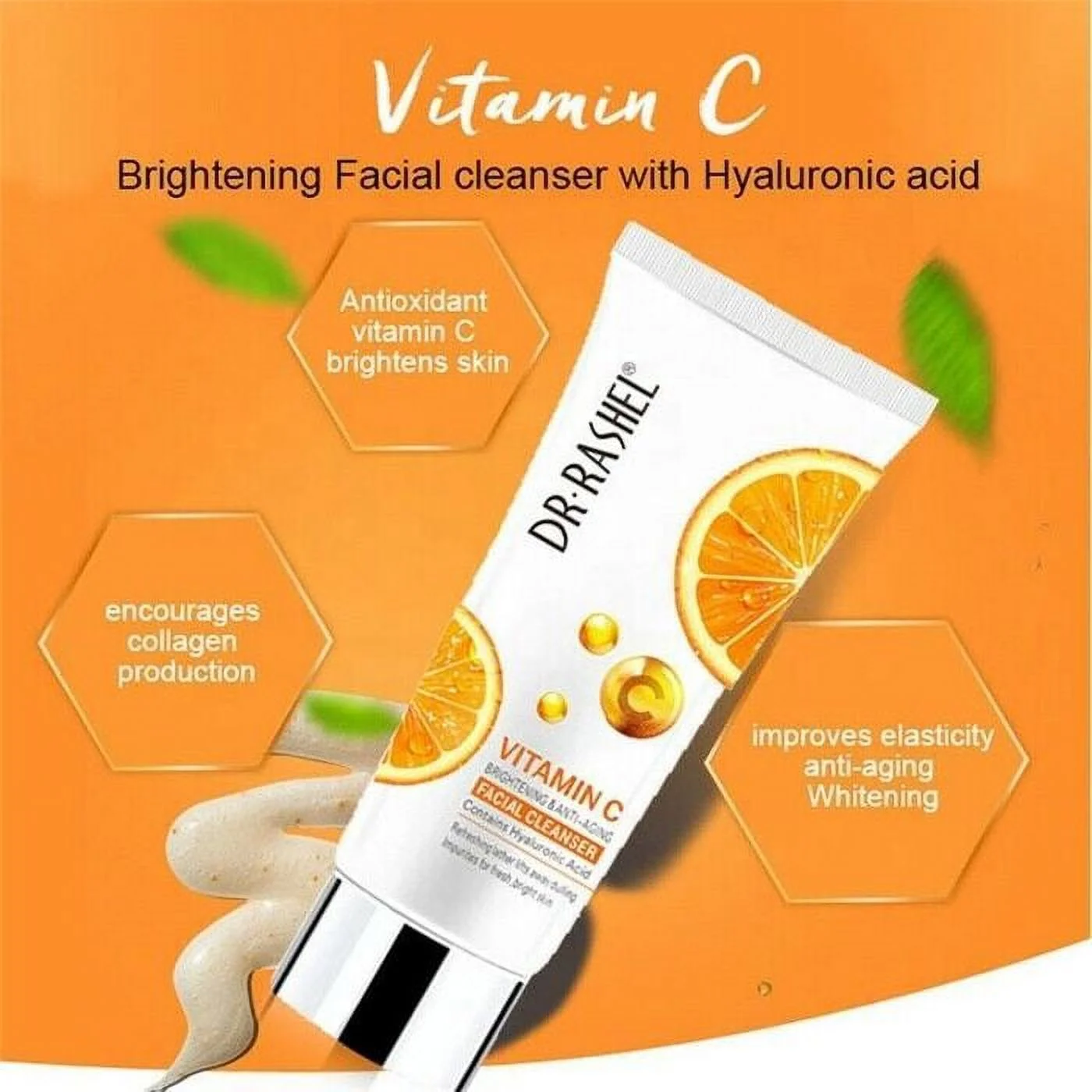 Dr Rashel Vitamin C Facial Cleanser - Image 4