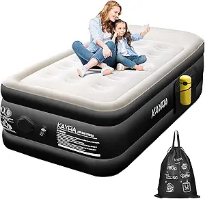 Twin Air Mattress with Built-in Rechargeable Pump
