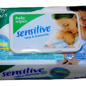 Sensitive Baby Cotton Wipes With Flip Top