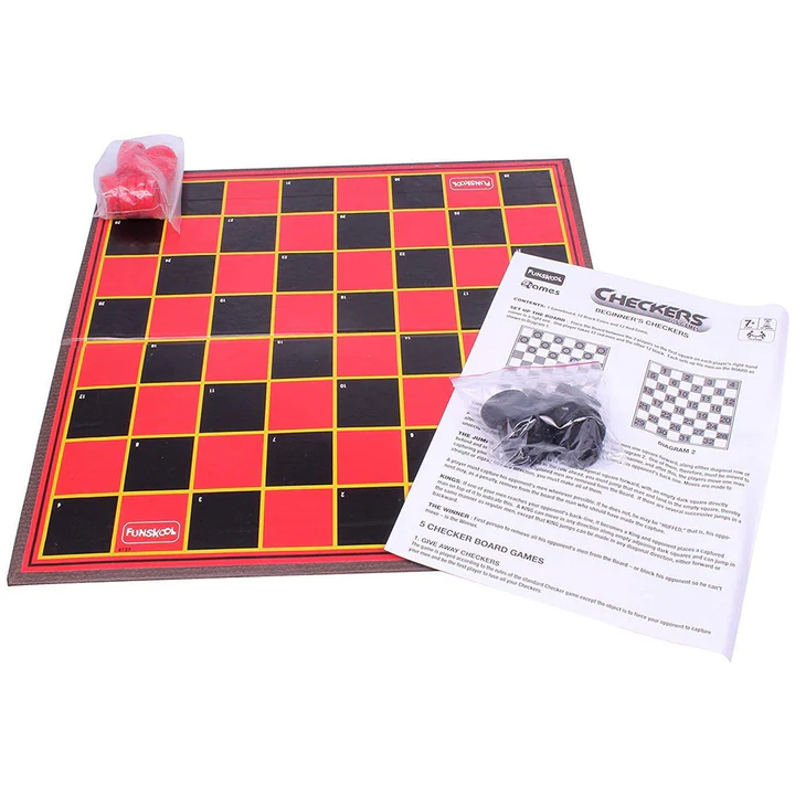 ♟️ Funskool 5-in-1 Board Game | Checkers, Chess, Ludo & More | Multicolor | Age 7+ - Image 2