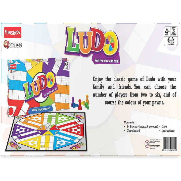 🎲 Funskool Ludo Family Board Game | Classic Fun for All Ages | Multicolor | Age 4+ - Image 4