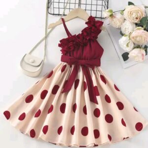 Young Girl Polka Dot Dress