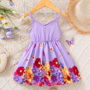 Shein Baby Girl Casual Elegant Dress.