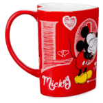 Disney mickey mouse heart shaped mug